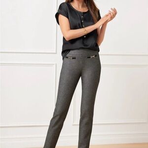TALBOTS CHATHAM SLIM ANKLE PANTS - SHARKSKIN Size 18WP